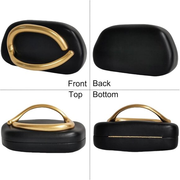 Elegant Shell Crossbody Bag with Removable Chain for Special Occasions - Picture 5 of 7